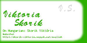 viktoria skorik business card